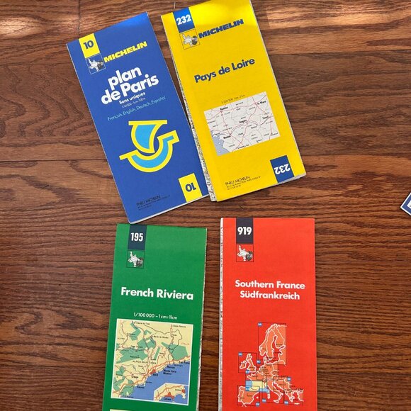 Lot of Vintage 90s MICHELIN Foldable Paper Street Maps Bus Route Paris France - Picture 11 of 14
